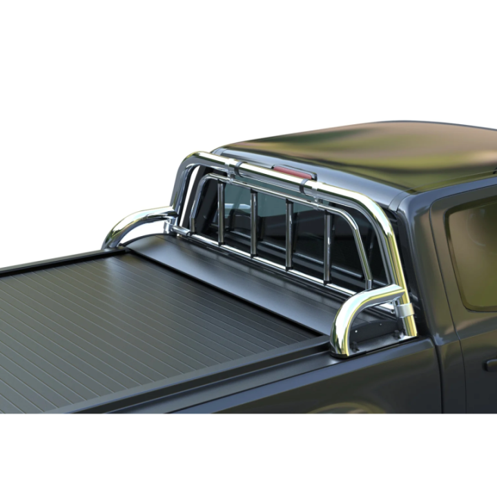 Rollbar Inox One And A Half Leg cu Protecție Nissan D40 (Navara)