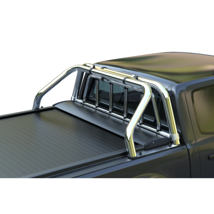 Rollbar Inox Two Legs cu Protecție Toyota Hilux (Vigo) '03-2005+'06-2016