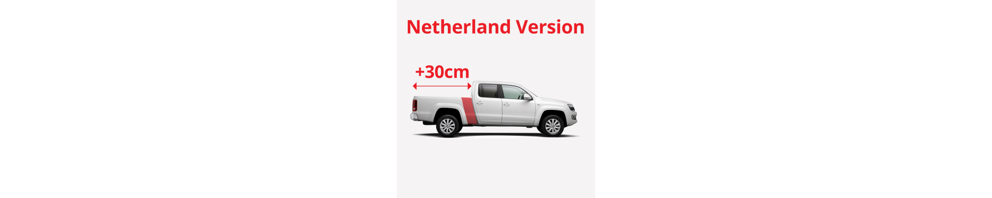 VW Amarok Netherlands (+30cm)